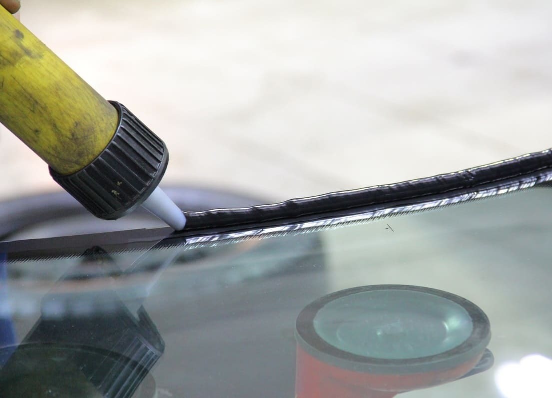 фото до замены лобового стекла