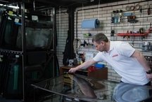 Фото подготовки для замены стекла